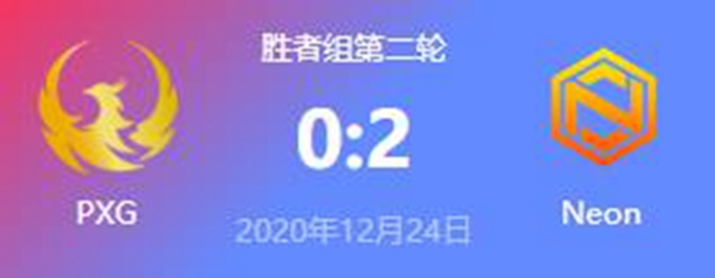 PXG vs Neon 2020虎牙DOTA2冬季邀请赛淘汰赛赛回顾
