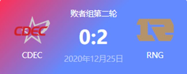 RNG vs CDEC  2020虎牙DOTA2冬季邀请赛淘汰赛赛视频回顾