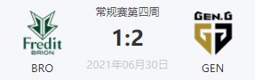 BRO vs GEN 2021LCK夏季赛常规赛视频回顾