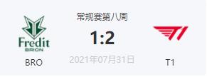 BRO vs T12021LCK夏季赛常规赛视频回顾