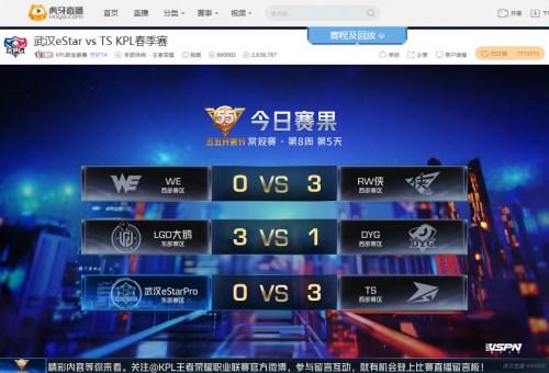 WE零比三不敌RW侠吞下两连败 eStar未能走出低谷零比三不敌TS继续连败