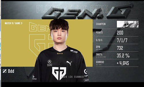 2020LCK夏季赛6月21日KT vs GEN比赛回顾
