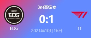 EDG vs T1 2021S11全球总决赛小组赛视频回顾
