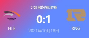 RNG vs HLE  2021S11全球总决赛小组赛附加赛视频回顾