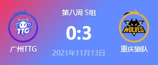 广州TTG vs 重庆狼队 2021王者荣耀kpl秋季赛常规赛回放