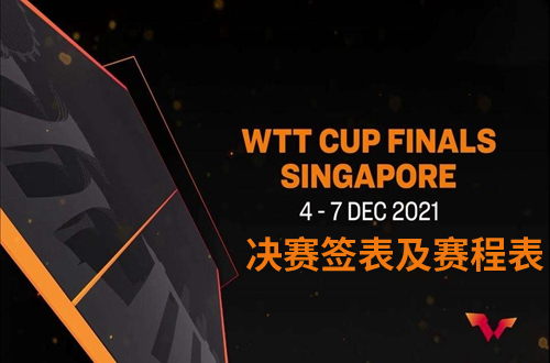 2021wtt世界杯决赛签表出炉