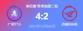 广州TTG vs 济南RW侠 2021王者荣耀kpl秋季赛季后赛回放