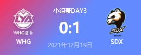 WHG vs SDX 2021德玛西亚杯小组赛视频回顾