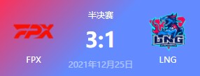 FPX vs LNG 2021德玛西亚杯淘汰赛视频回顾