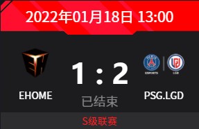 EHOME vs PSG.LGD 1月19日DPC中国区S级联赛回顾2022