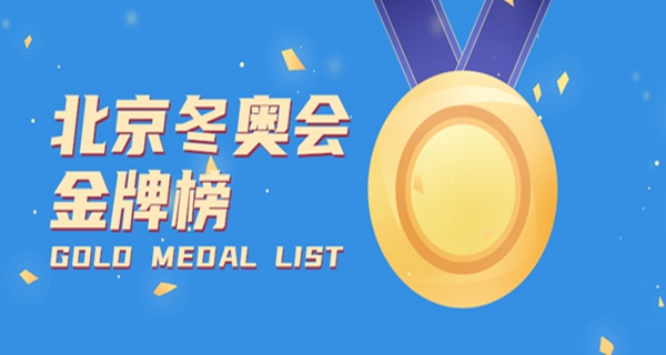 2022北京冬奥会金牌排行榜