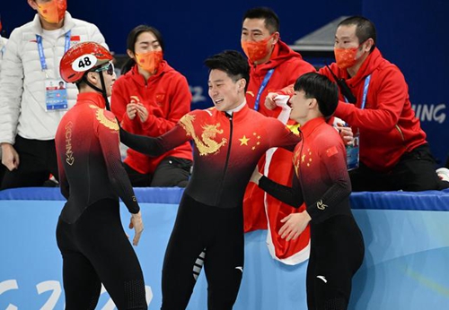 2022北京冬奥会任子威1000米夺冠视频