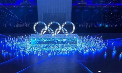 冬奥会开幕式冰立方是真的吗