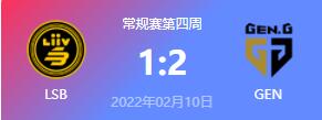 2022LCK春季赛常规赛LSB VS GEN视频回放