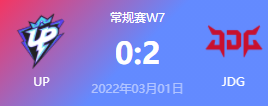 2022LPL春季赛常规赛UP VS JDG比赛视频回放