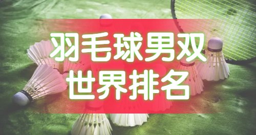 羽毛球男双最新世界排名2022