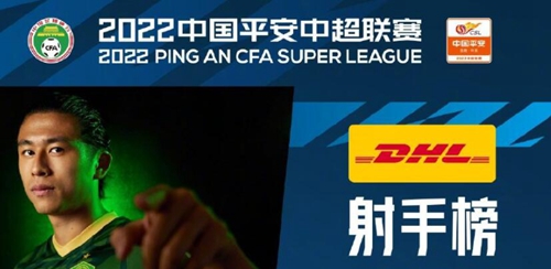中超射手榜2022