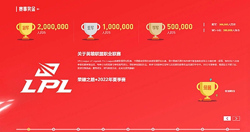 LPL夏季赛冠军奖金是多少