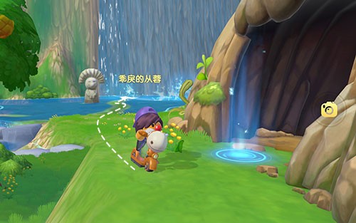 摩尔庄园力量之泉位置分享