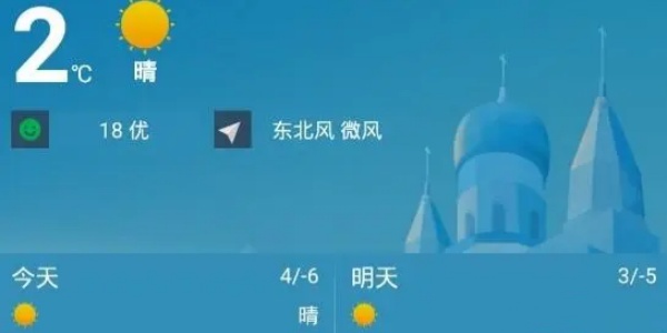 准确的天气