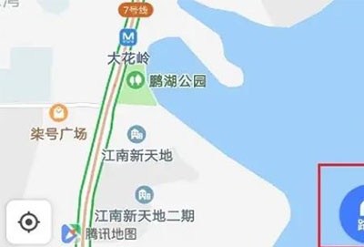 腾讯地图步行导航怎么设置