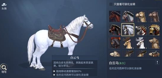 黎明之海白云马怎么获取